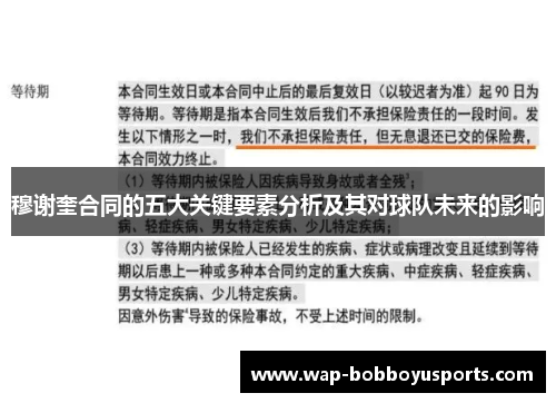 穆谢奎合同的五大关键要素分析及其对球队未来的影响